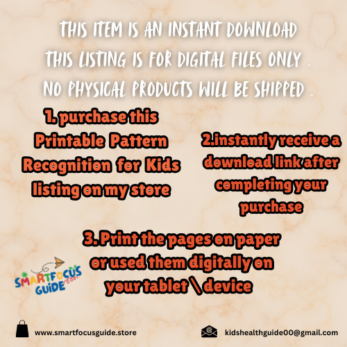"Smart Patterns: Fun & Printable Activities to Train Young Minds"