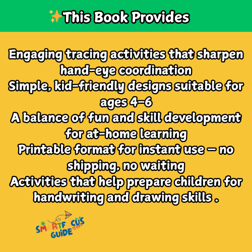 Trace the Path β Hand-Eye Coordination Activity Book (Ages 4β6)