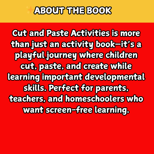 Cut and Paste Activities – Fun Learning for Kids (30 Pages)