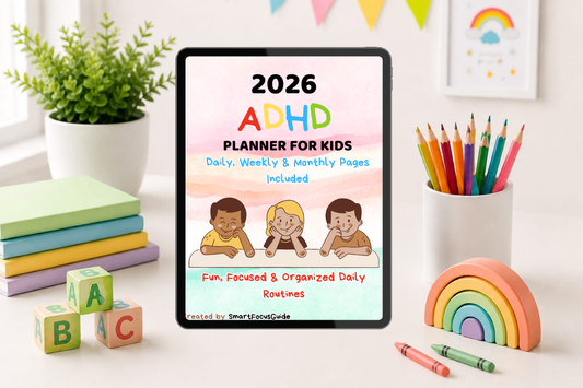 ADHD Kids Planner 2026 – Fun & Easy Focus Tool for Children