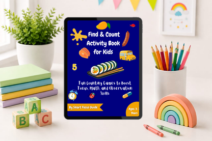 Find & Count Activity Book for Kids (Ages 3–7) | Printable Learning Fun