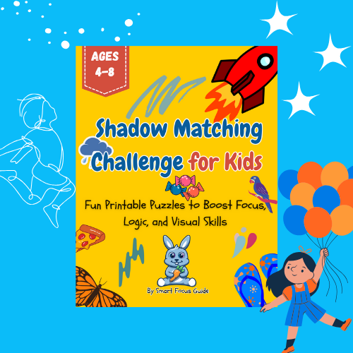 ✨ Shadow Matching Challenge for Kids | Printable Activity Book (Ages 4-8)