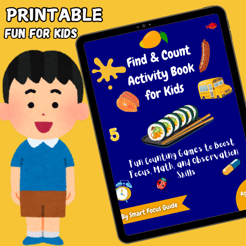 Find & Count Activity Book for Kids (Ages 3–7) | Printable Learning Fun