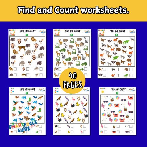 Find & Count Activity Book for Kids (Ages 3–7) | Printable Learning Fun