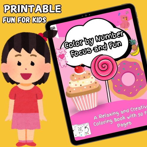 Color by Number for Kids – 50 Fun Pages to Boost Focus & Creativity