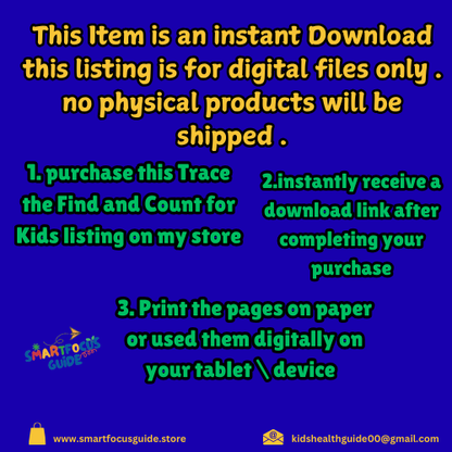 Find & Count Activity Book for Kids (Ages 3–7) | Printable Learning Fun