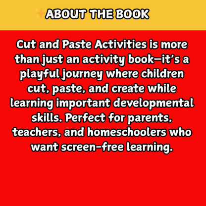 Cut and Paste Activities – Fun Learning for Kids (30 Pages)
