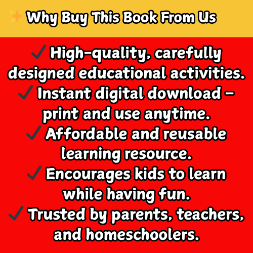 Cut and Paste Activities – Fun Learning for Kids (30 Pages)