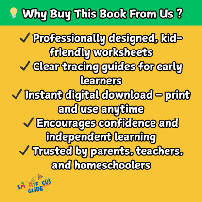 Trace the Letters & Numbers – Handwriting Practice for Kids (70+ Pages)