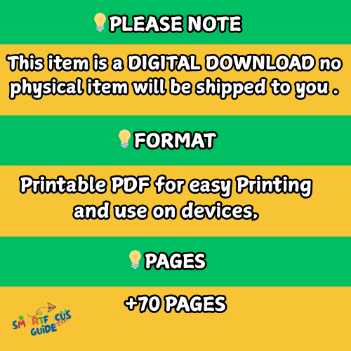 Trace the Letters & Numbers – Handwriting Practice for Kids (70+ Pages)