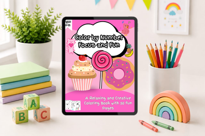 Color by Number for Kids – 50 Fun Pages to Boost Focus & Creativity