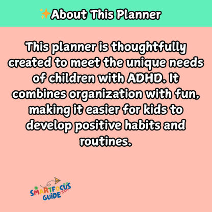 ADHD Kids Planner 2026 – Fun & Easy Focus Tool for Children