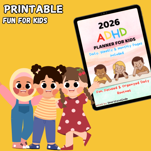 ADHD Kids Planner 2026 – Fun & Easy Focus Tool for Children
